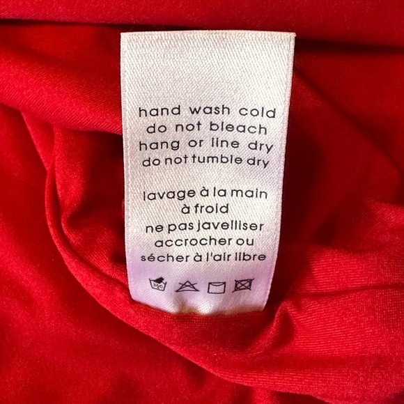 Naked Wardrobe NWT Size Large‎ Red tshirt short sleeve mini dress - Picture 9 of 12